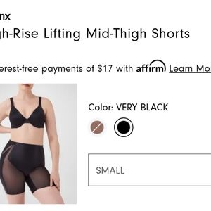 SPANX Booty-lifting mid-thigh shorts